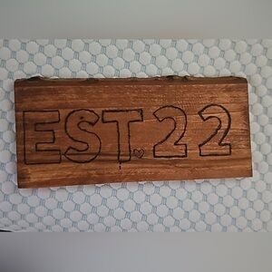 Wood burnt signs an more!